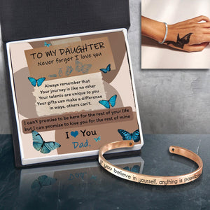 Bracelet - Butterfly - From Dad - To My Daughter - I Love You - Augbzf17016 - Gifts Holder