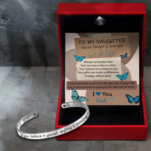 Bracelet - Butterfly - From Dad - To My Daughter - I Love You - Augbzf17016 - Gifts Holder