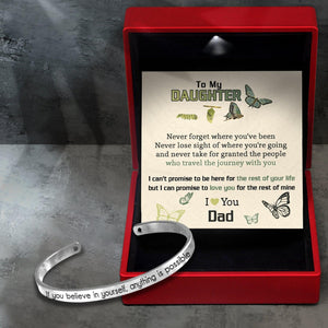 Bracelet - Butterfly - From Dad - To My Daughter - I Love You - Augbzf17017 - Gifts Holder