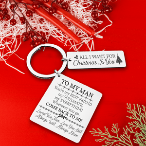 Calendar Keychain - Family - To My Man - All I Want For Christmas Is You - Augkr26023 - Gifts Holder