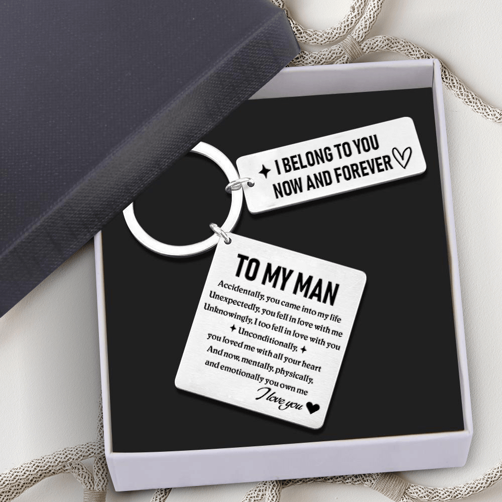 Calendar Keychain - Family - To My Man - I Belong To You Now And Forever - Augkr26024 - Gifts Holder