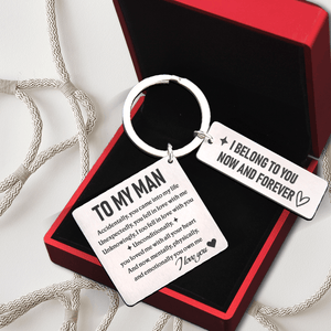 Calendar Keychain - Family - To My Man - I Belong To You Now And Forever - Augkr26024 - Gifts Holder