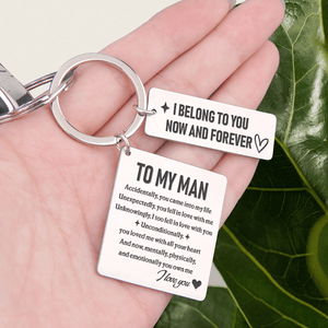 Calendar Keychain - Family - To My Man - I Belong To You Now And Forever - Augkr26024 - Gifts Holder