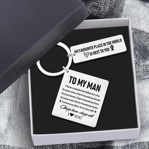 Calendar Keychain - Family - To My Man - In Your Heart, I Have Found My Love - Augkr26025 - Gifts Holder