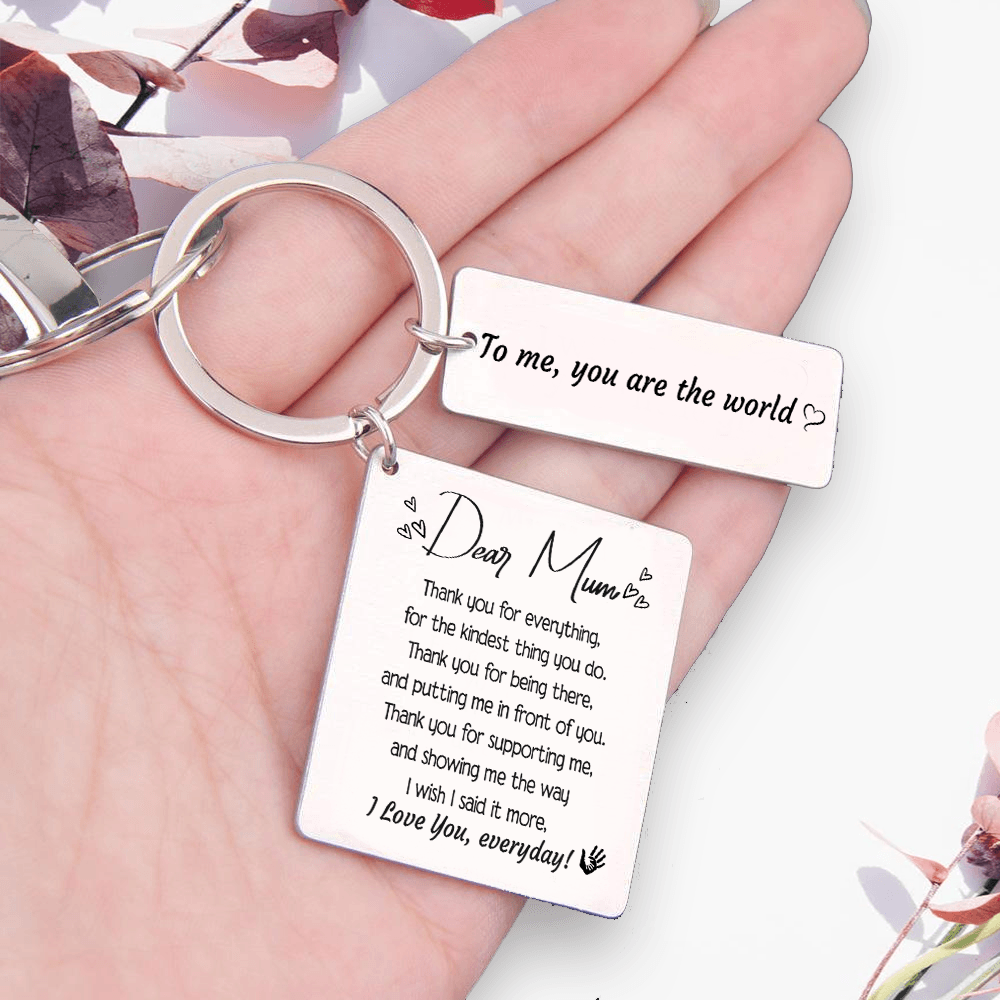 Calendar Keychain - Family - To My Mum - I Love You, Everyday - Augkr19002 - Gifts Holder