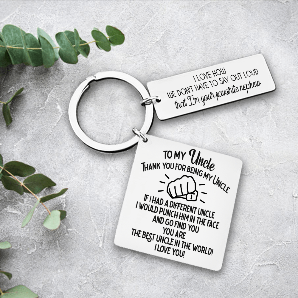 Calendar Keychain - Family - To My Uncle - You Are The Best Uncle In The World - Augkr29003 - Gifts Holder