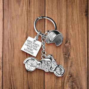 Classic Bike Keychain - Biker - To My Lady - I Love You - Augkt13005 - Gifts Holder