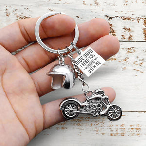 Classic Bike Keychain - Biker - To My Man - I Love You - Augkt26005 - Gifts Holder