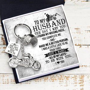 Classic Bike Keychain - To My Husband - I Need You Here With Me - Augkt14003 - Gifts Holder