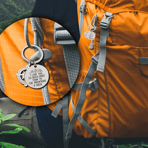 Compass Keychain - Hiking - To My Man - Everyday Is A Thrill With You - Augkw26020 - Gifts Holder