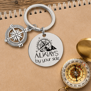 Compass Keychain - Hiking - To My Son - I Wish You Adventure On Your Journey - Augkw16012 - Gifts Holder