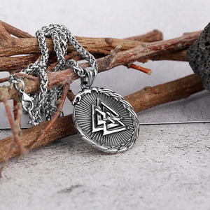 Compass Nordic Necklace - Viking - To My Viking Man - You Are My Compass - Augnfv26003 - Gifts Holder