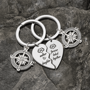 Compass Puzzle Keychains - Hiking - To My Mum - Love You Always - Augkdf19001 - Gifts Holder