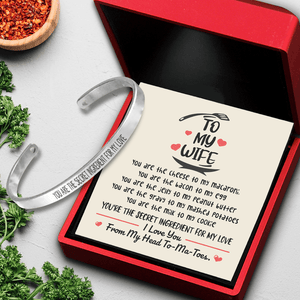 Cooking Bracelet - Cooking - To My Wife - I Love You - Augbzf15006 - Gifts Holder