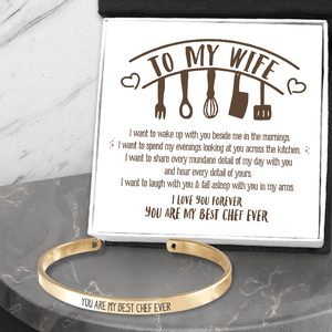 Cooking Bracelet - Cooking - To My Wife - I Love You Forever - Augbzf15002 - Gifts Holder