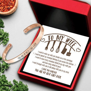 Cooking Bracelet - Cooking - To My Wife - I Love You Forever - Augbzf15002 - Gifts Holder