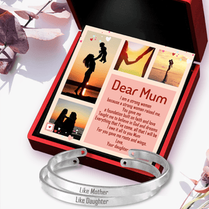 Couple Bracelets - Family - To My Mum-You Gave Me Roots And Wings - Augbt19018 - Gifts Holder