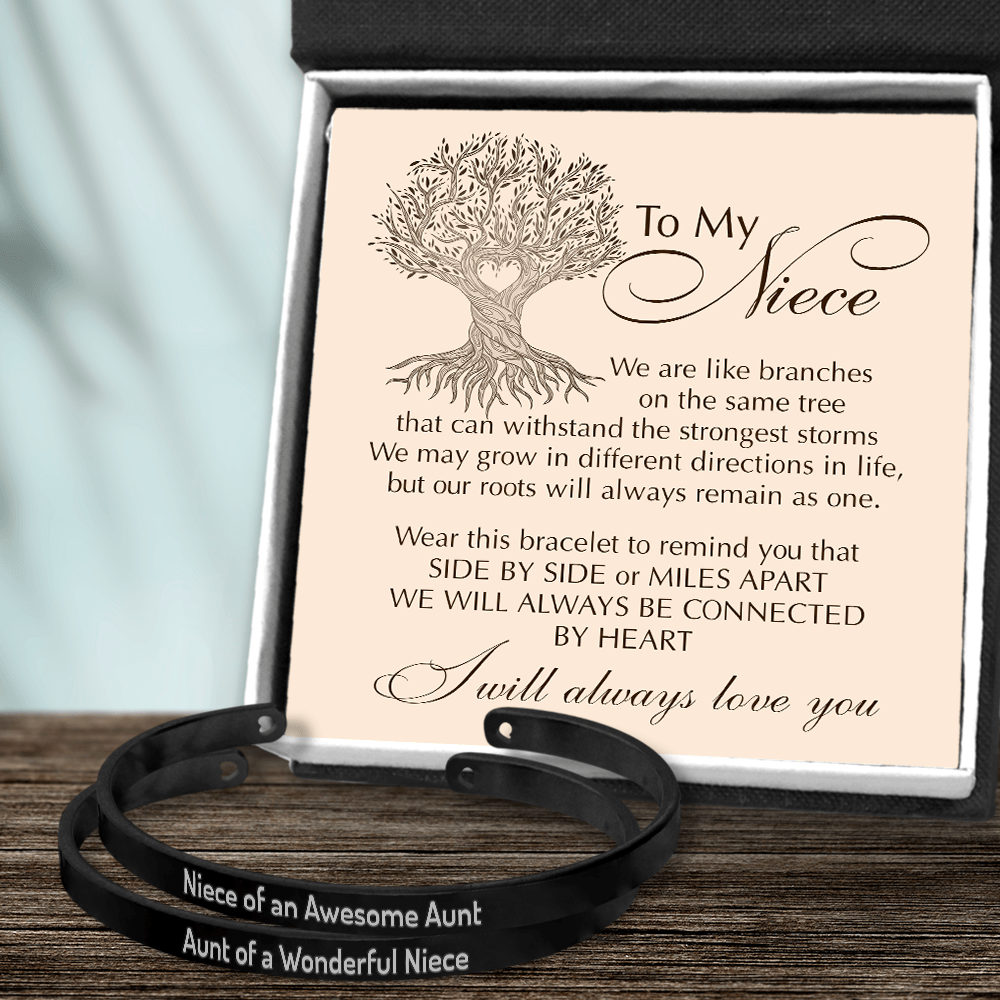 Couple Bracelets - Family - To My Niece - I Will Always Love You - Augbt28003 - Gifts Holder