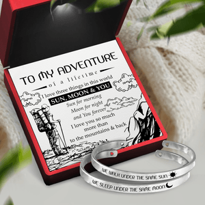 Couple Bracelets - Hiking - To My Adventure - I Love You So Much More Than To The Mountains & Back - Augbt13018 - Gifts Holder