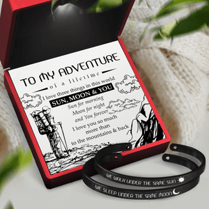 Couple Bracelets - Hiking - To My Adventure - I Love You So Much More Than To The Mountains & Back - Augbt13018 - Gifts Holder