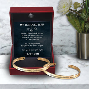 Couple Bracelets - Tattooed - To My Man - I Love You - Augbt26018 - Gifts Holder