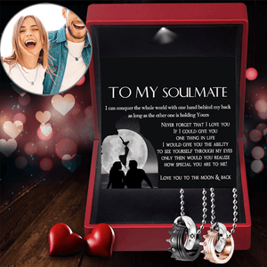 Couple Crown Pendant Necklaces - Family - To My Soulmate - How Special You Are To Me - Augnz13005 - Gifts Holder