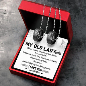 Couple Pendant Necklaces - Biker - To My Lady - I Love You - Augnw13014 - Gifts Holder