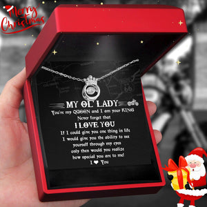 Crown Necklace - Biker - To My Ol' Lady - I Love You - Augnzq13003 - Gifts Holder