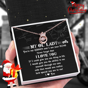 Crown Necklace - Biker - To My Ol' Lady - I Love You - Augnzq13003 - Gifts Holder