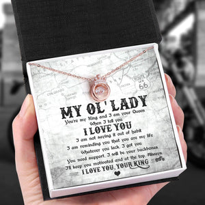 Crown Necklace - Biker - To My Ol' Lady - You Are My Life - Augnzq13004 - Gifts Holder