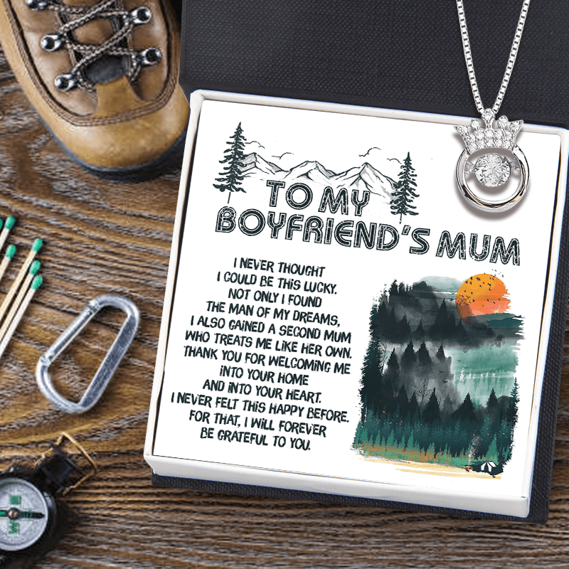 Crown Necklace - Camping - To My Boyfriend's Mum - I Will Forever Be Grateful To You - Augnzq19004 - Gifts Holder