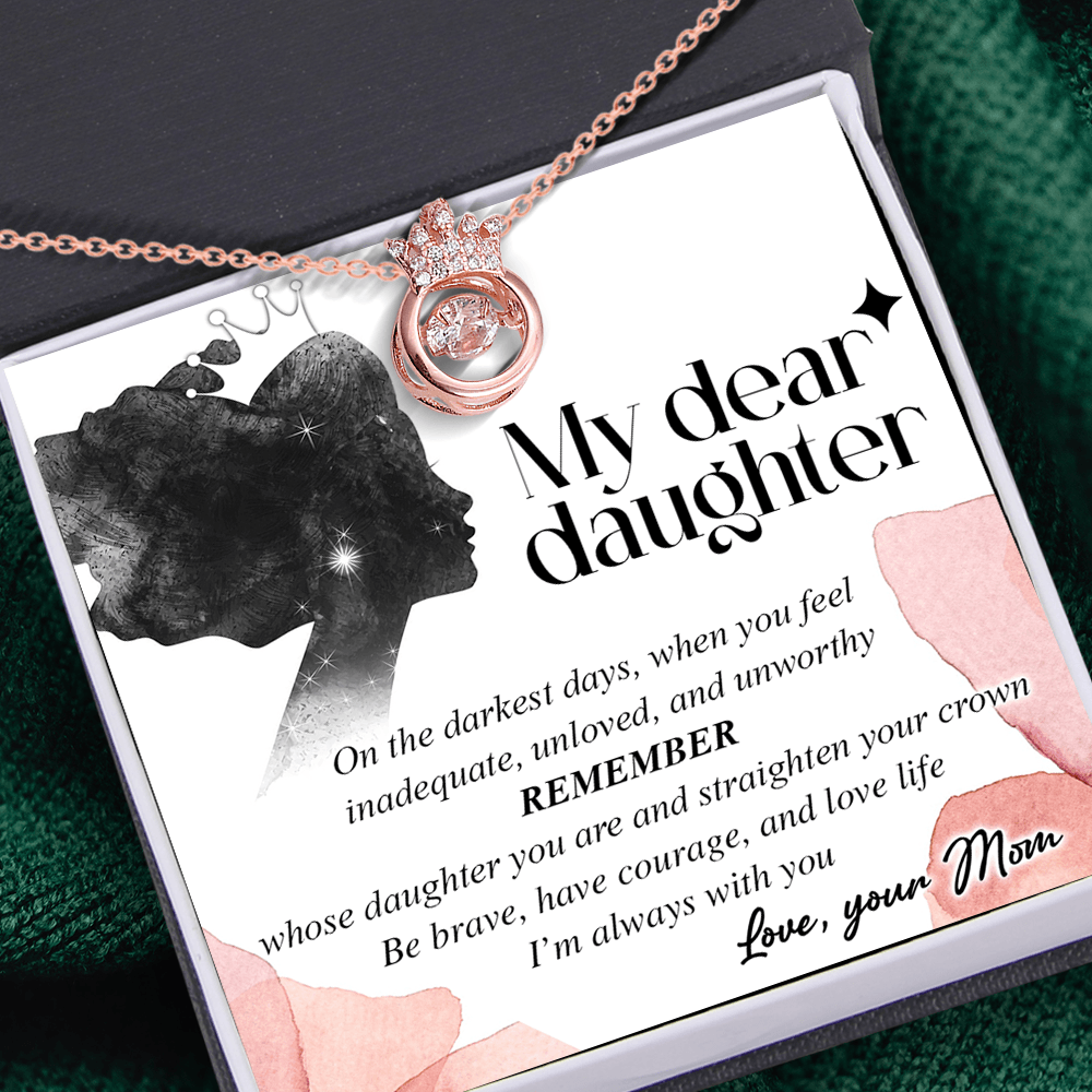Crown Necklace - Family - To My Daughter - I'm Always With You - Augnzq17007 - Gifts Holder