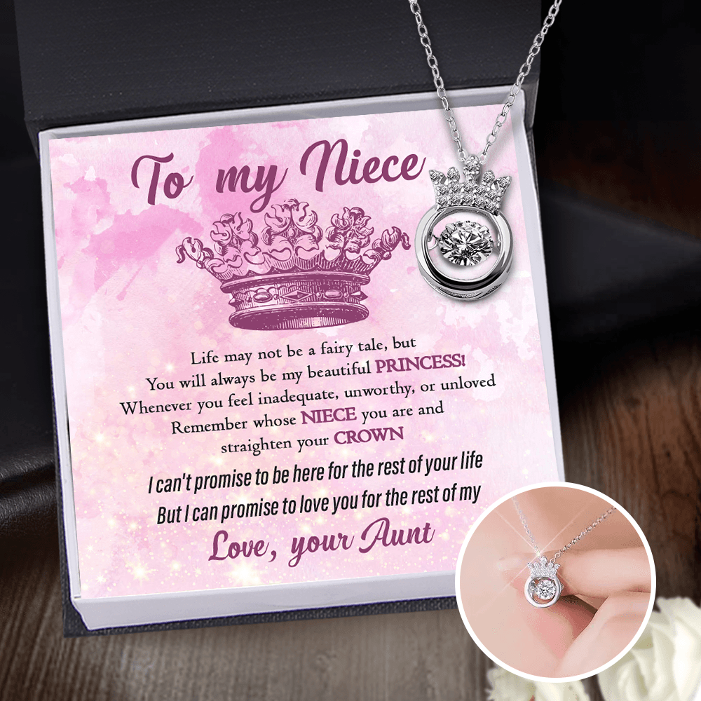 Crown Necklace - Family - To My Niece - Life May Not Be A Fairy Tale, But You Will always Be My Beautiful Princess - Augnzq28002 - Gifts Holder