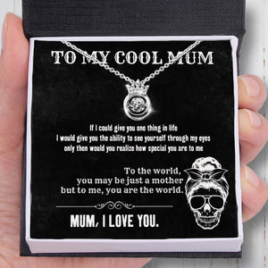 Crown Necklace - Skull - To My Cool Mum - You Are The World - Augnzq19003 - Gifts Holder
