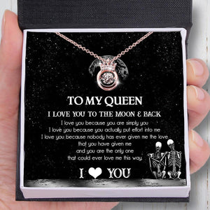 Crown Necklace - Skull - To My Queen - You Are The Only One - Augnzq13010 - Gifts Holder