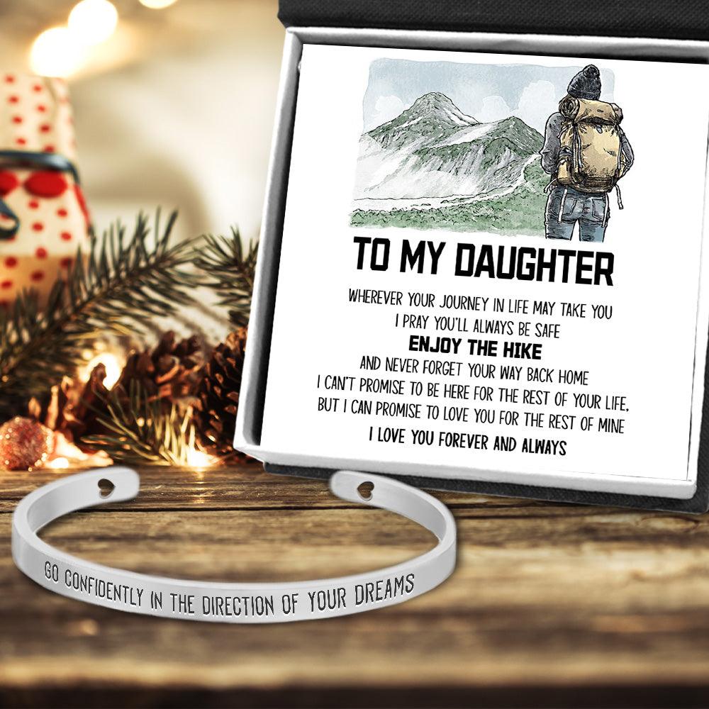 Cuff Bracelet - Hiking - To My Daughter - I Pray You'll Always Be Safe - Augbzf17009 - Gifts Holder