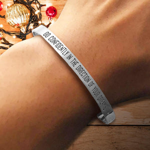 Cuff Bracelet - Hiking - To My Son - Never Forget Your Way Back Home - Augbzf16001 - Gifts Holder