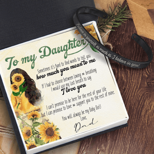 Daughter's Bracelet - Family - From Dad - To My Daughter - You Will Always Be My Baby Girl - Augbzf17021 - Gifts Holder