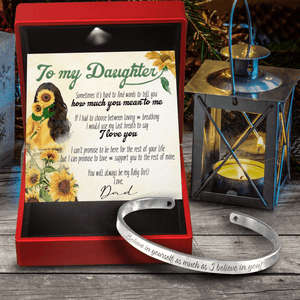 Daughter's Bracelet - Family - From Dad - To My Daughter - You Will Always Be My Baby Girl - Augbzf17021 - Gifts Holder