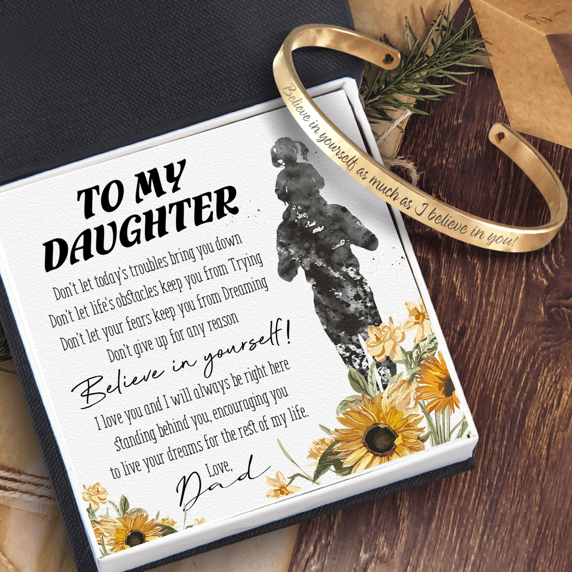 To my on sale daughter bracelet