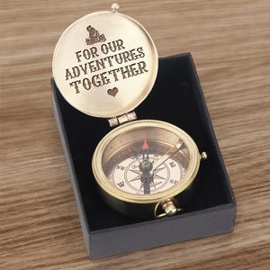 Engraved Compass - Biker - For Our Adventures Together - Gpb26005