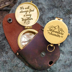 Engraved Compass - Family - To My Man - We Will Always Find A Way Together - Augpb26043 - Gifts Holder