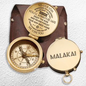 Engraved Compass - To Our Son - Enjoy The Ride - Augpb16021 - Gifts Holder