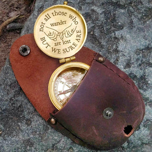 Engraved Compass - Viking - To My Man - Not All Those Who Wander Are Lost - Augpb26041 - Gifts Holder