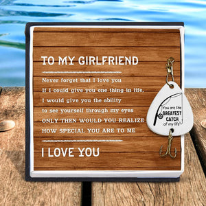 Engraved Fishing Hook - Fishing - To My Girlfriend - How Special You Are To Me - Augfa13002 - Gifts Holder