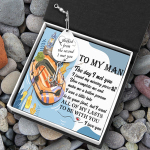 Engraved Fishing Hook - To My Man - I Love You - Augfa26003 - Gifts Holder
