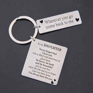 Calendar Keychain - To My Daughter - Never Forget That I Love You - Augkr17001