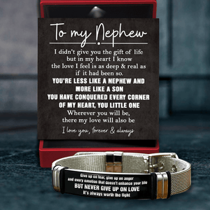 Fashion Bracelet - Family - To My Nephew - Wherever You Will Be, There My Love Will Also Be - Augbe27006 - Gifts Holder