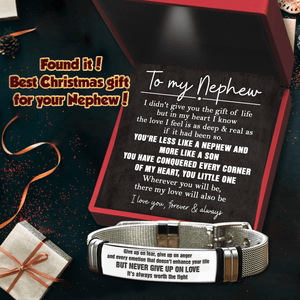 Fashion Bracelet - Family - To My Nephew - Wherever You Will Be, There My Love Will Also Be - Augbe27006 - Gifts Holder