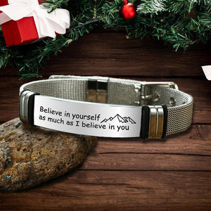 Fashion Bracelet - Travel - To My Son - Believe In Yourself As Much As I Believe In You - Augbe16001 - Gifts Holder